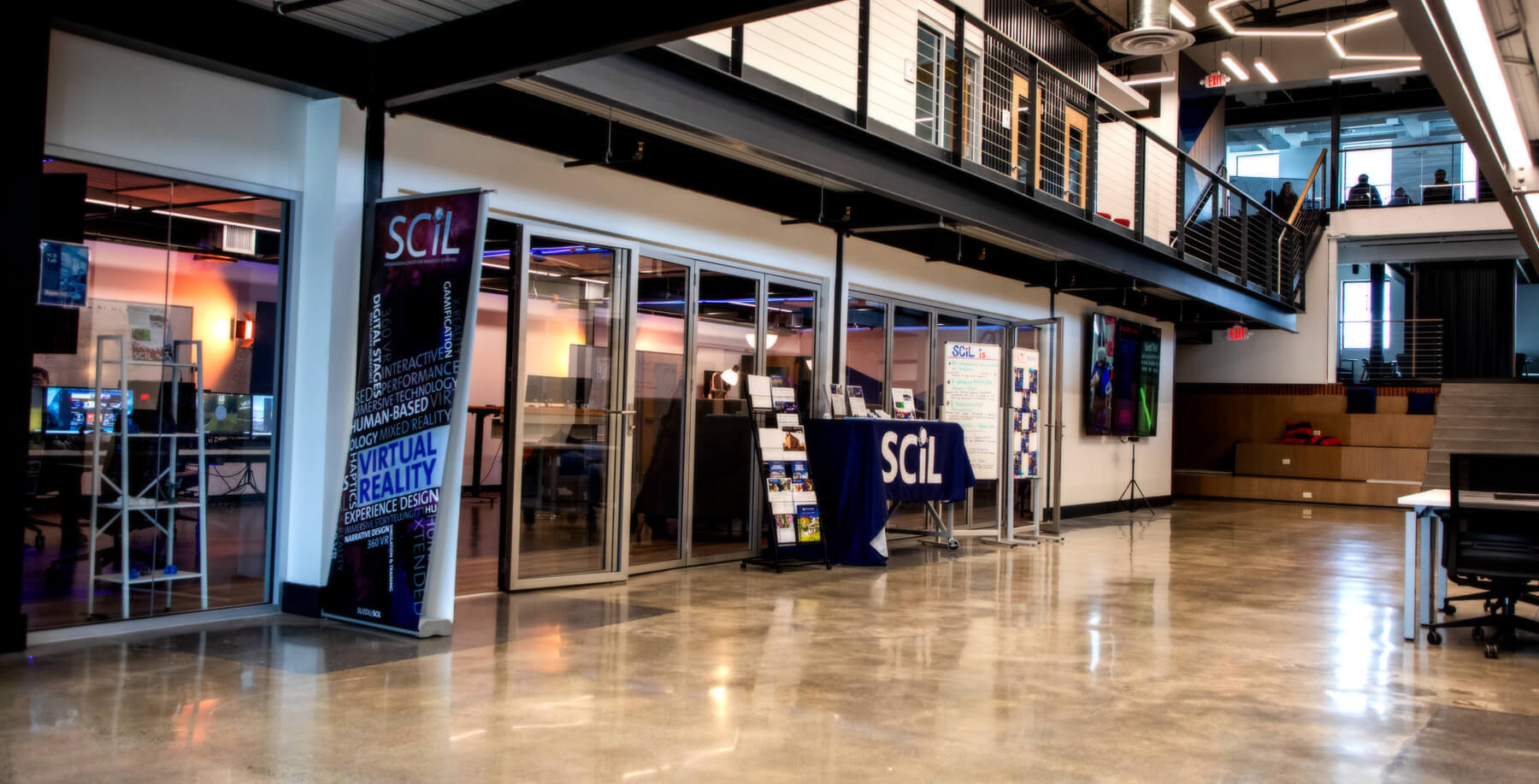 Shenandoah Center for Immersive Learning in the HIVE/Hazel-Pruitt Armory
