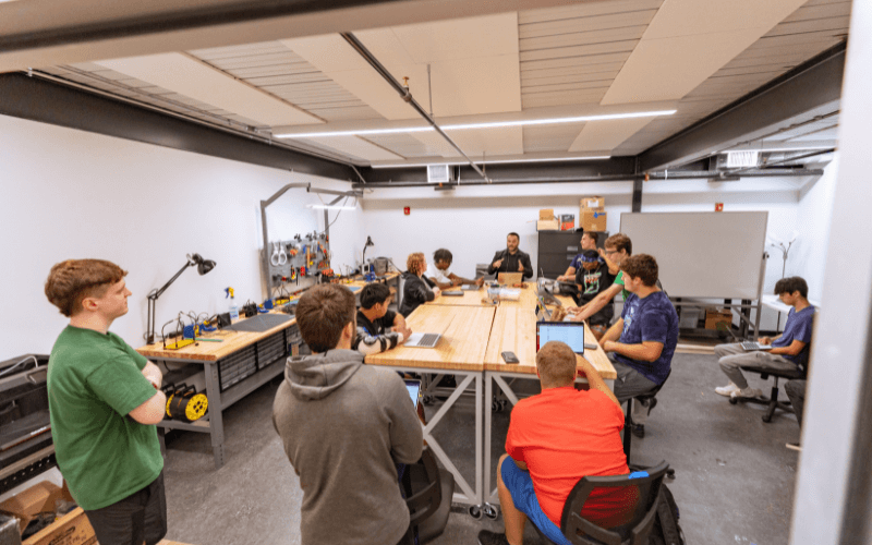 Classroom/Lab in Hazel-Pruitt Armory