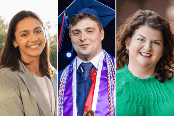 Headshots of 3 award winners