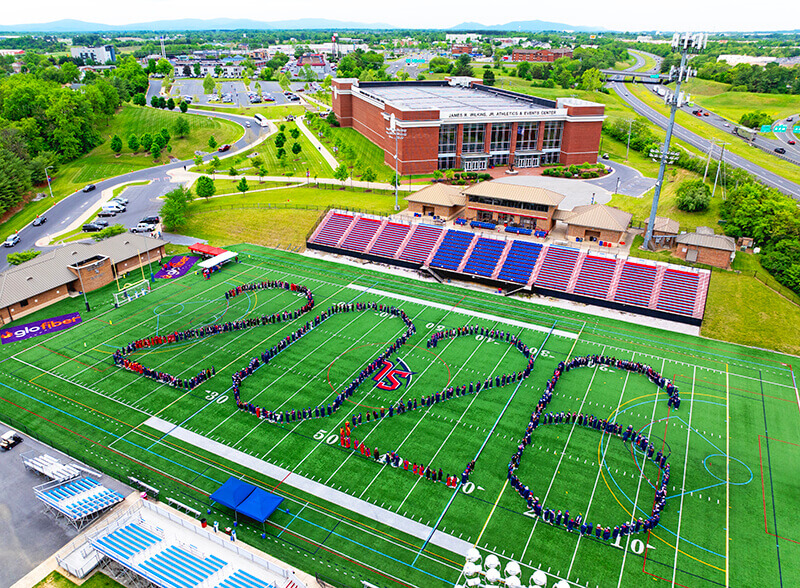 Commencement 2026 drone flyover