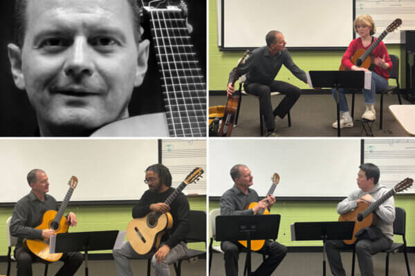 Guitar studio welcomes Alex Komodore for masterclass and career insights