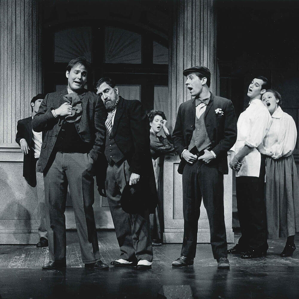 In 1983, Mr. Herman announced to my freshman class his ambitions for a new Theatre in the near future, and a Summer Music Theatre THAT coming Summer. “I would love it if as many of you that can will join us for something very special!” I did. Thirty-Five years later, when I gaze at the Ohrstrom-Bryant Theatre, or take in a performance there, or when I attend an SSMT rehearsal, surrounded by boundless energy and aspirations, I marvel at his chutzpah. As his and Linde’s student, they were as much to be feared as admired. Their care for their craft inspired so many. Their tutelage is something I hope to honor still. Their friendship and trust is something that took me quite by surprise, and leaves me humbled. To Mr. Herman, Harold, Hal, whose favorite show was always the one he was working on,: Break all the legs in Heaven!