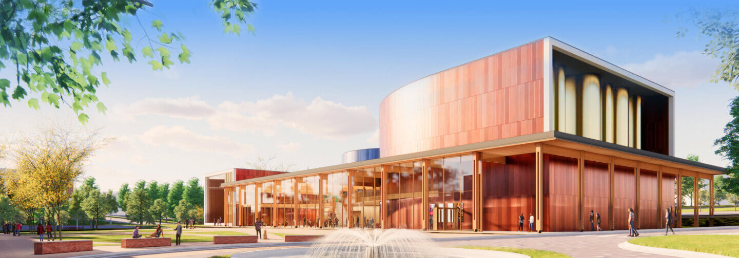 Center for the Arts architectural rendering