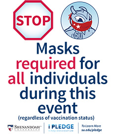 Masks required for during this event