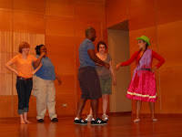 Dance class in Chile