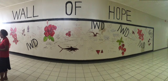 Wall of Hope at Fiji University