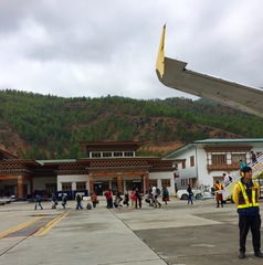 Group arrives in Bhutan