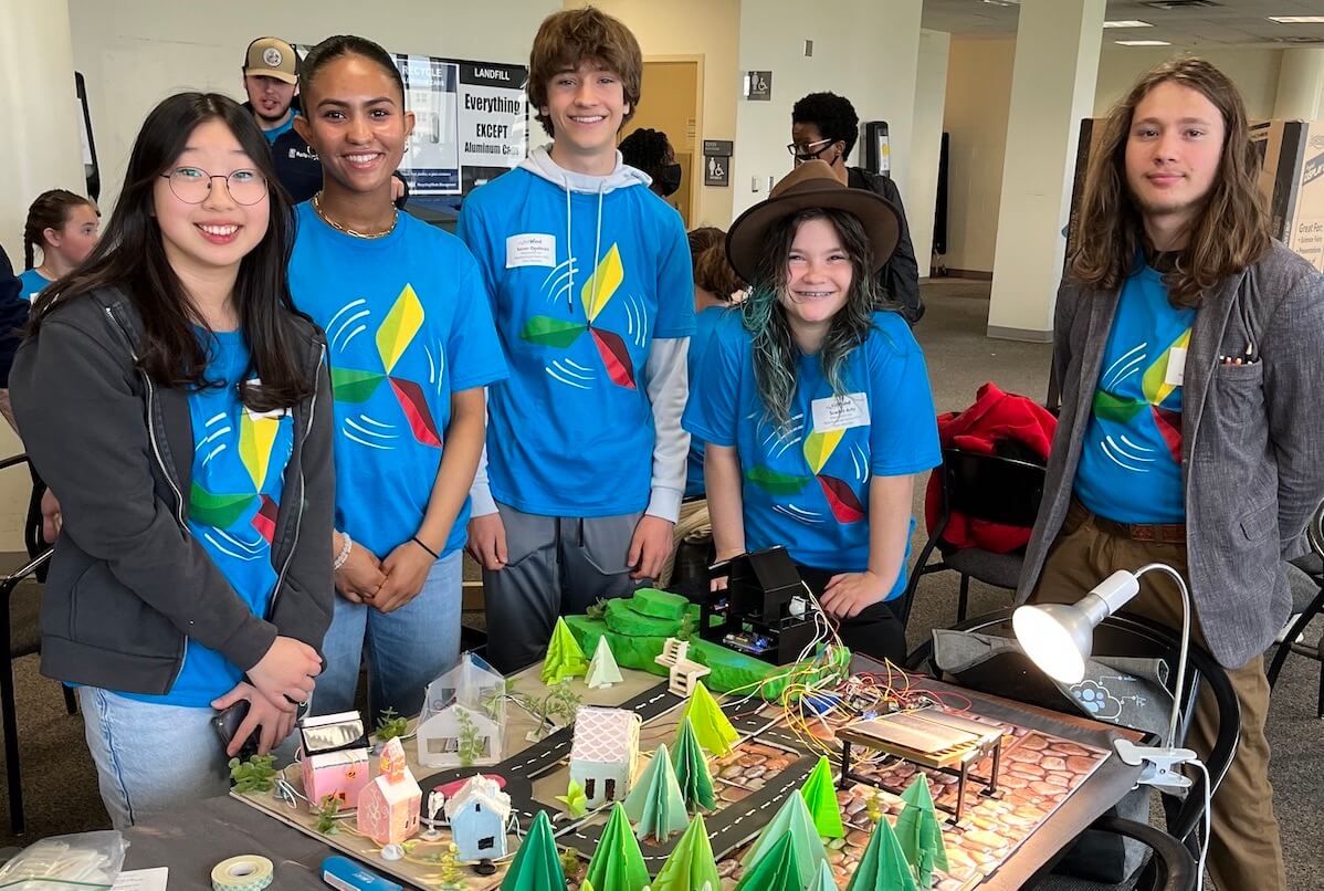 Neighborhood WATTS, KidWind solar challenge high school team from Loudoun County.