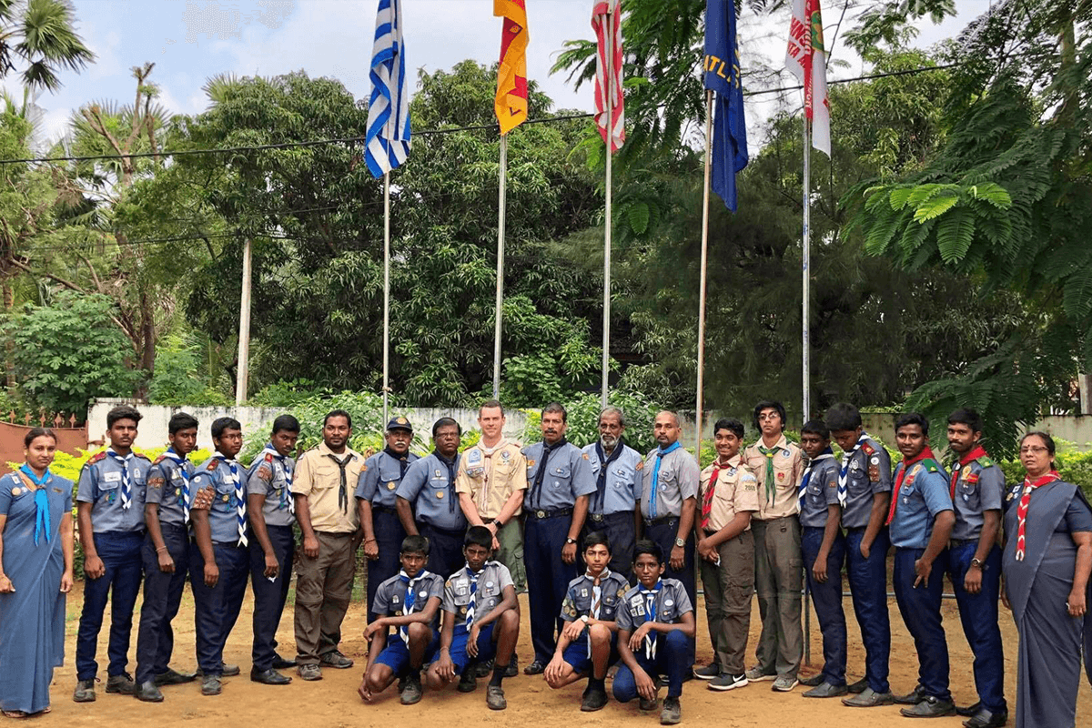 Full group in Sri Lanka