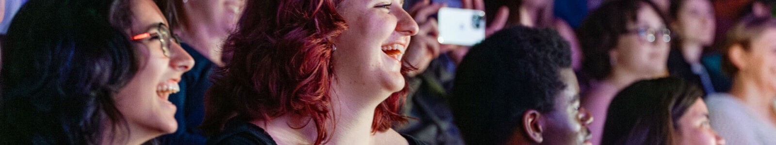 Audiences enjoying ShenCoLAB performance