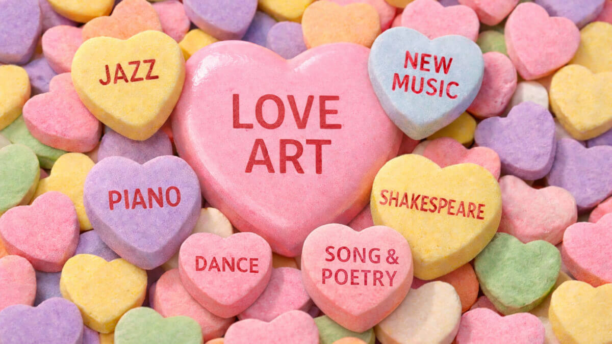 Candy Hearts for Valentine's Day Promotion