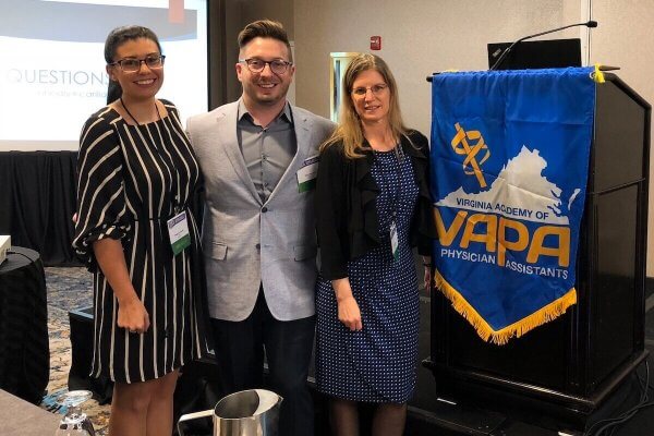 Shenandoah physician assistant studies program alumni at VAPA conference in November 2018.