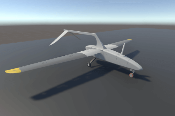3D rendering of an Innocon MiniFalcon drone