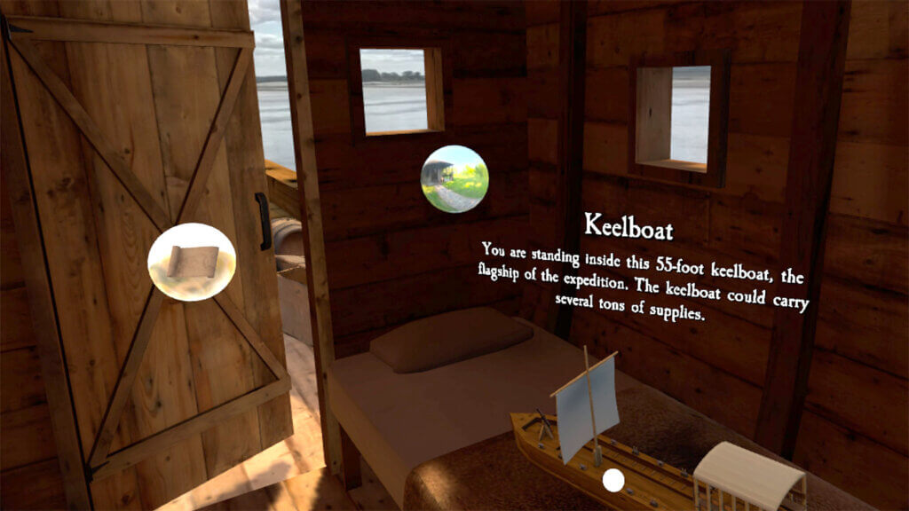 Lewis and Clark VR: Keelboat Interior
