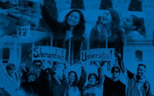 Image for Shenandoah University 25th anniversary Shenandoah magazine.