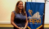 Rachel Carlson, adjunct professor of Physician Assistant Studies at Shenandoah University is named Virginia's PA of the Year.