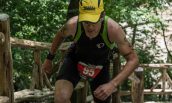 Photo of Shenandoah's Chris Harnish competing in the USA Off-Road Triathlon National Championships. Photo by TX Sports Photography, Samuel I. Beard, Jr.