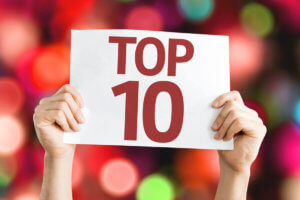 Top 10 lists for 2022