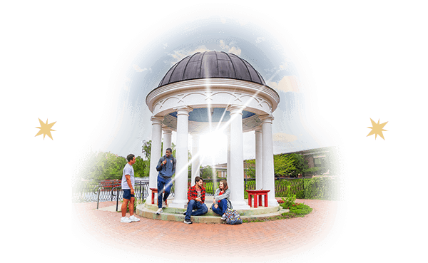 Sarah's Glen with star background