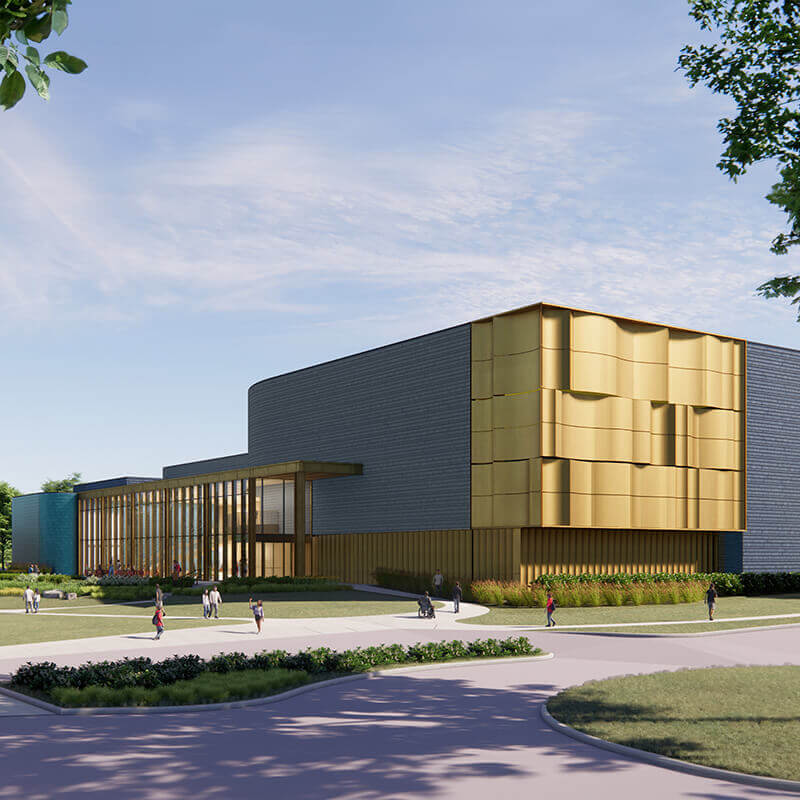 Center for the Arts architectural rendering