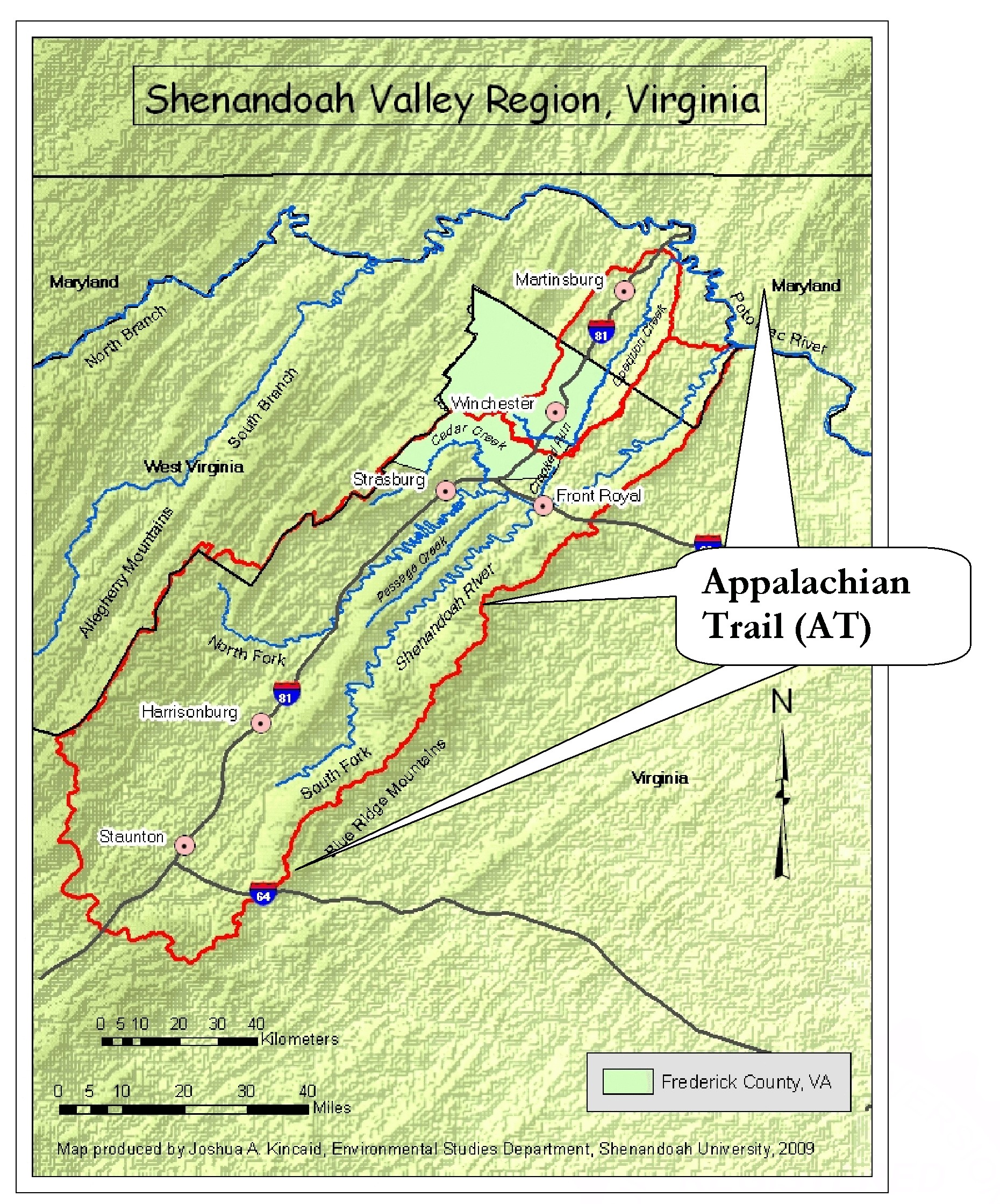 Appalachian Mountains On Map 