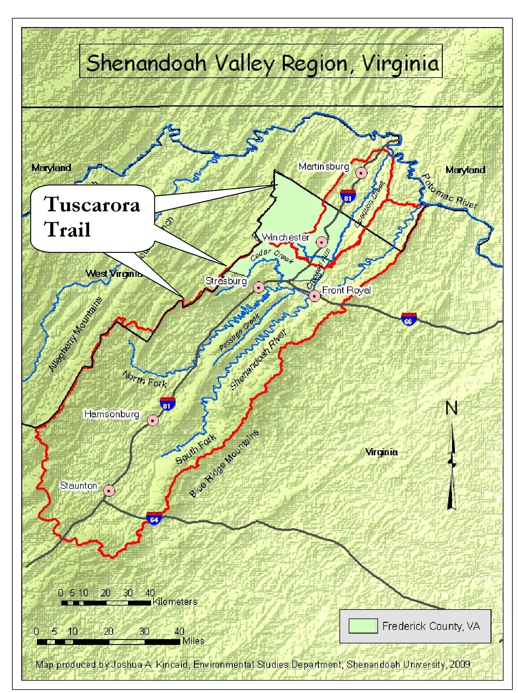 tuscarora map