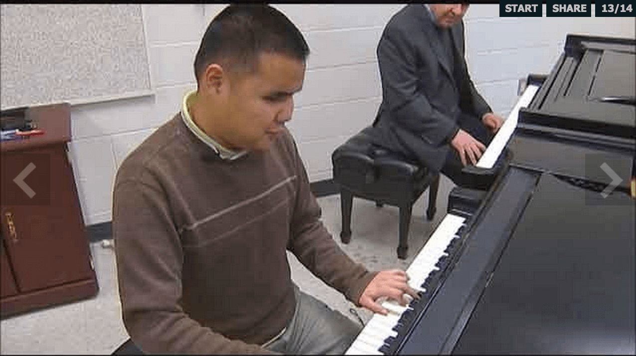 Blind jazz piano student set to graduate from Shenandoah University