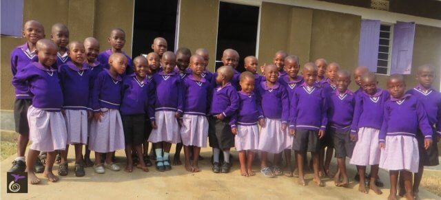 Photo of students of Nyaka AIDS Orphans Project