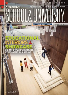August Cover of American School & University magazine