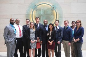 Byrd School of Business Students Visit the IMF