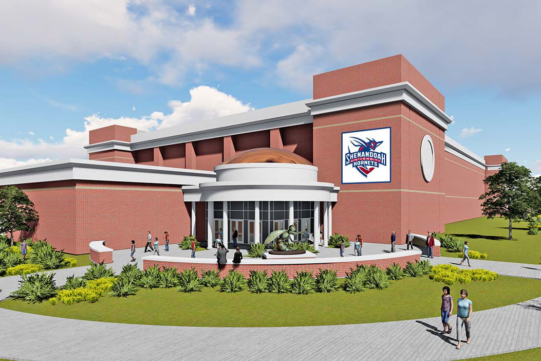 Shenandoah University Unveils Plans for New Athletics & Events Center 77,000-square-foot indoor athletic facility would benefit the university’s 21 athletics teams and the community at large.