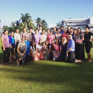 Shenandoah students studying happiness in Fiji