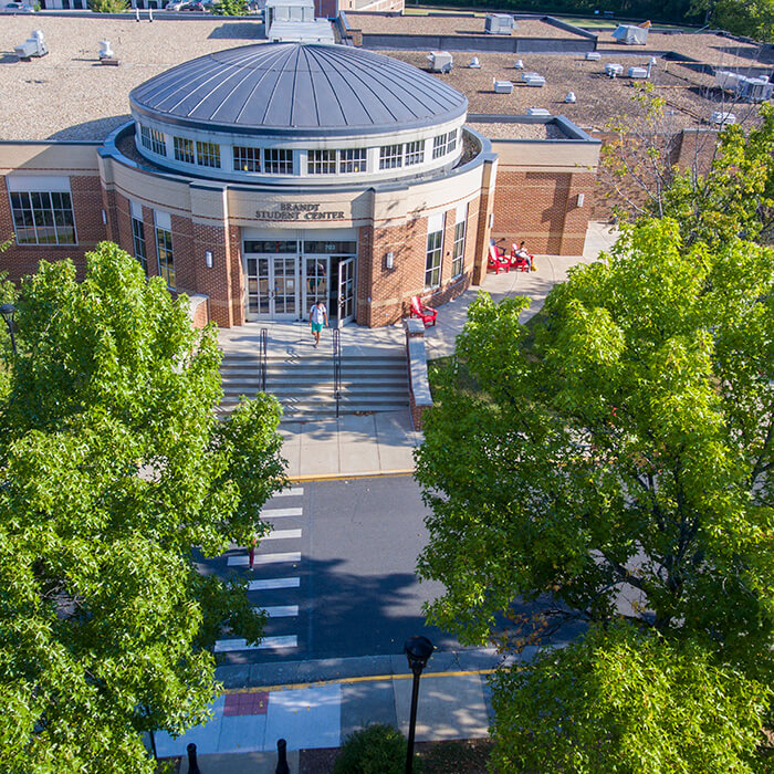 Sky view of Brandt Student Center