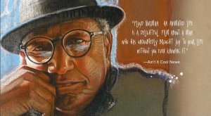 Painting of Floyd Norman
