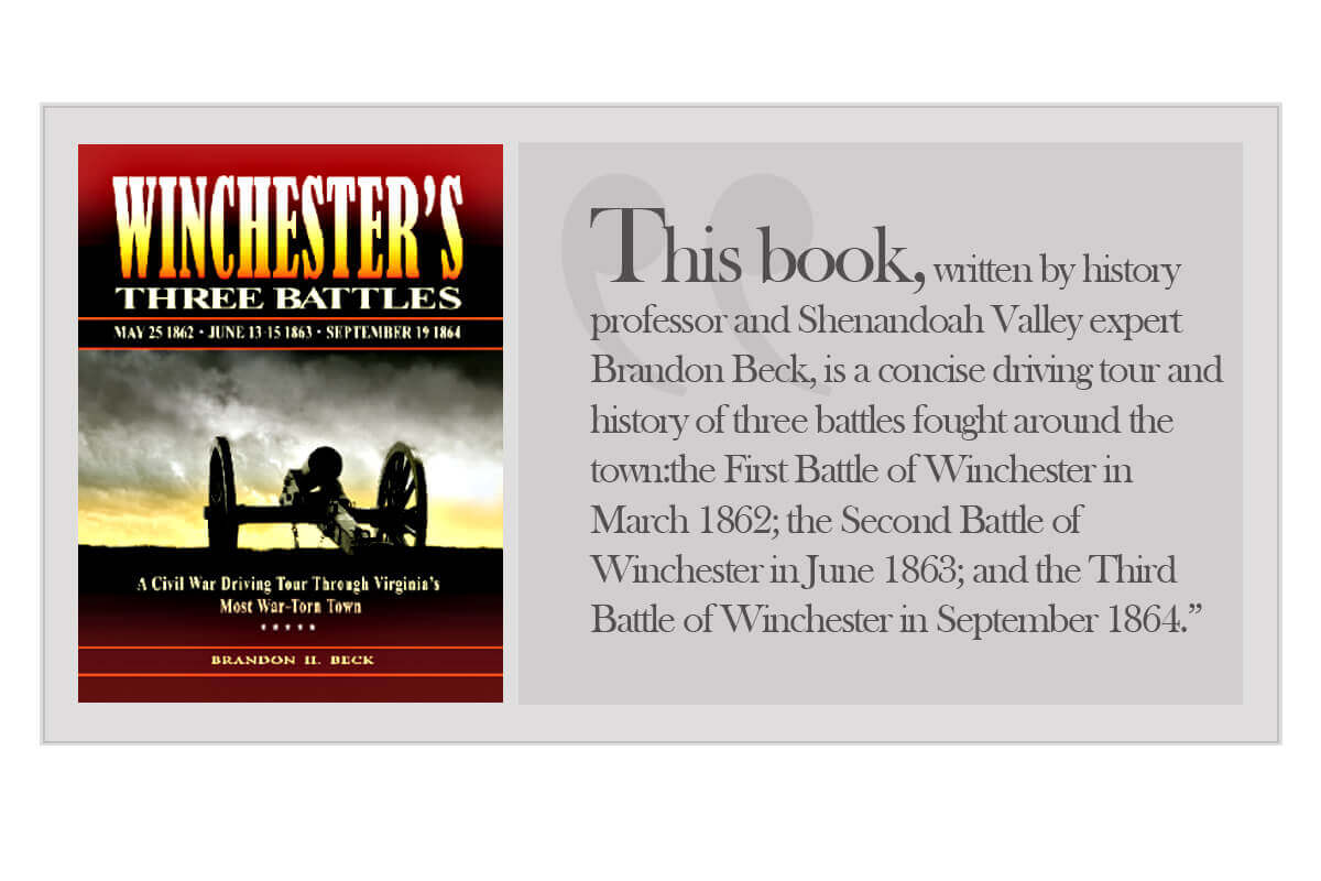 Publication of Note | March 2017 Brandon H. Beck's Winchester’s Three Battles: A Civil War Driving Tour Through Virginia’s Most War-Torn Town
