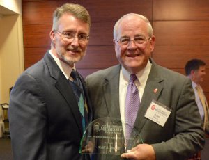 Alan McKay (pictured right) is founding dean emeritus of the Shenandoah University Bernard J. Dunn School of Pharmacy.