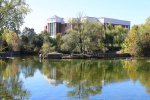 Pond view of HHH