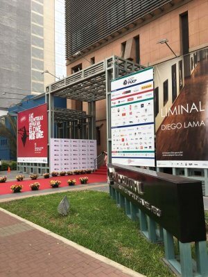 Photo of the entrance to the Lima Film Festival