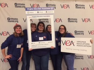 Shenandoah students at the 2017 SVEA conference.