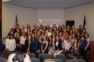 Shenandoah University Nursing Honor Society Induction November 2017.