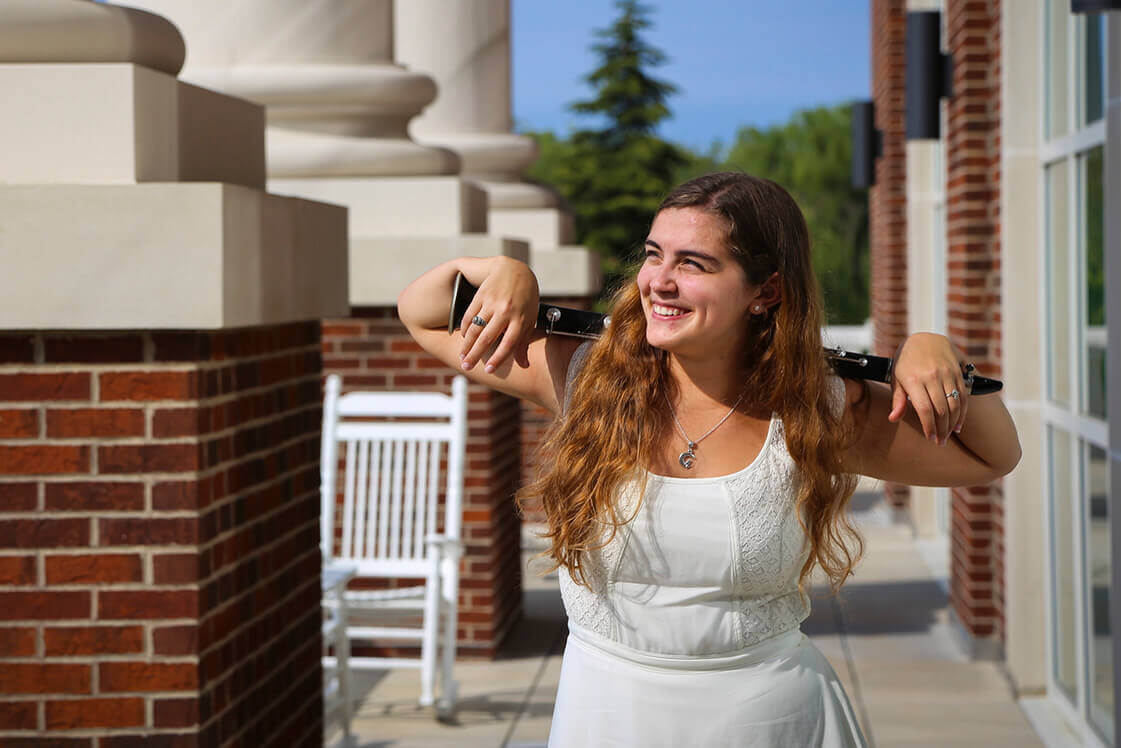 Musical Mathematician Libby Beller ‘19 Enjoys the ‘Best of Both Worlds’ Double majoring in clarinet performance and mathematics