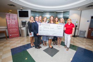 Shenandoah PA Class of 2019 presents gala money to Special Love Inc.