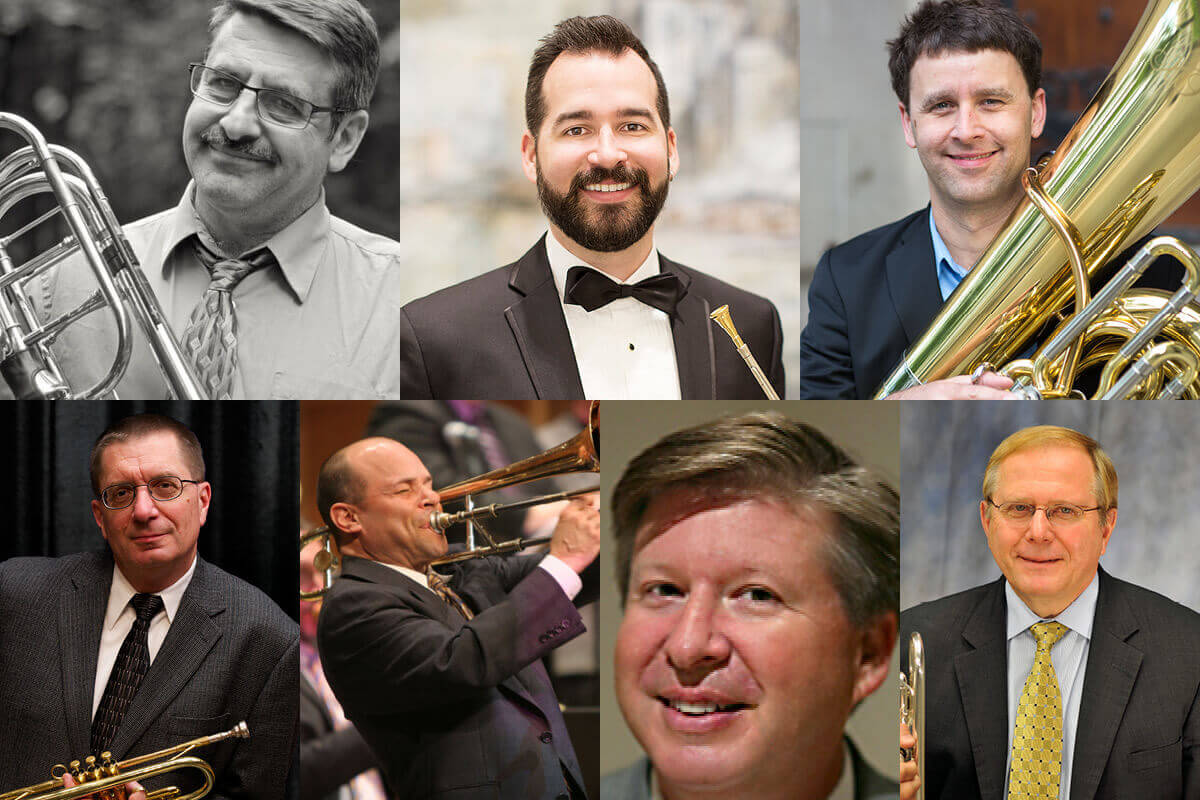 Shenandoah Conservatory Welcomes New Brass Faculty Jeff Cortazzo, Geoffrey Pilkington, Andrew Hitz, Craig Fraedrich, Matt Niess, Scott Nelson, Chuck Seipp