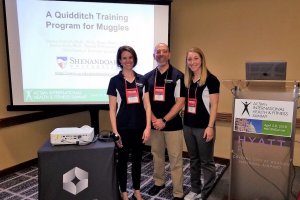 Exercise Science Department presents at ACSM about quidditch.