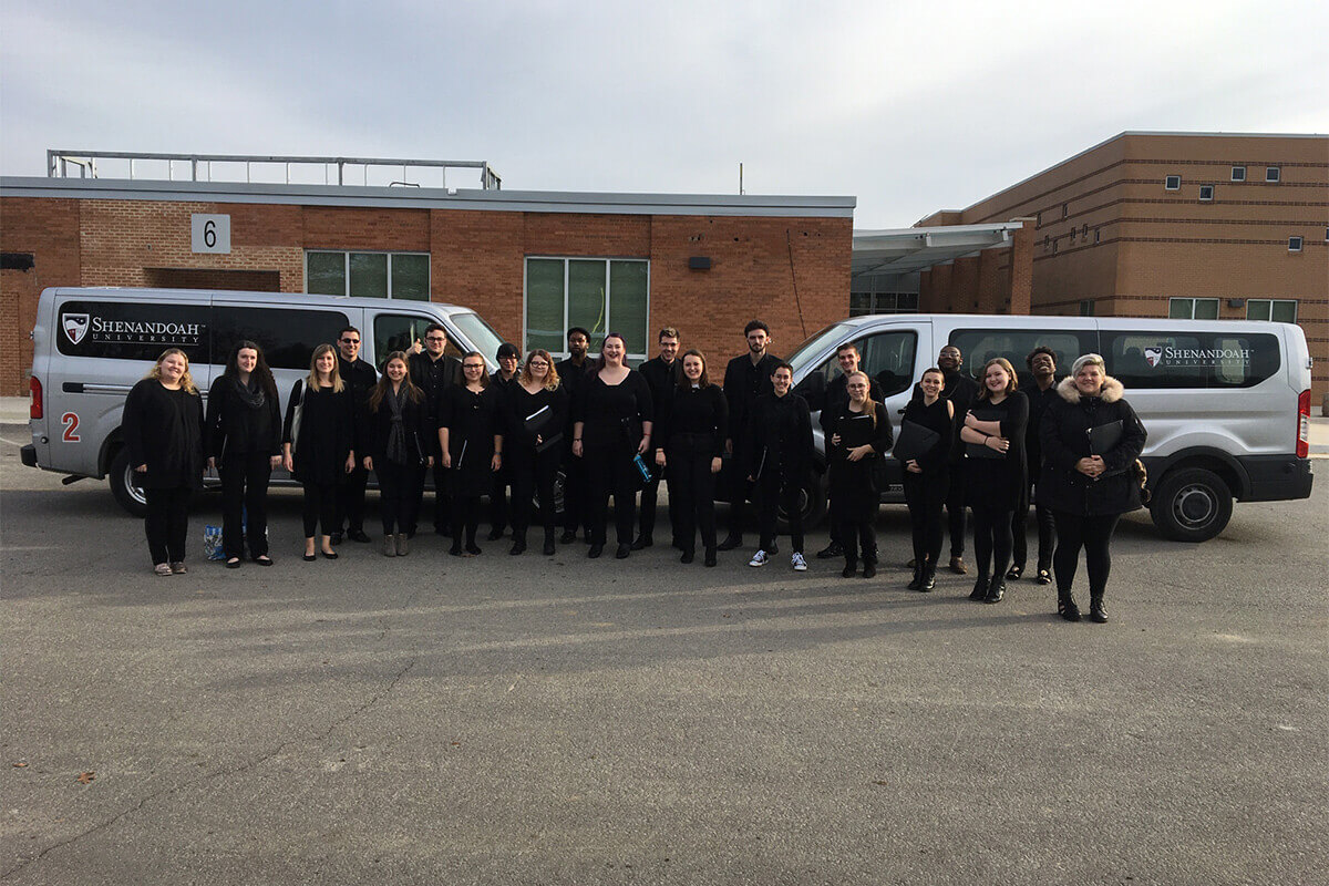Conservatory Choir Completes Mini-tour in Northern Virginia
