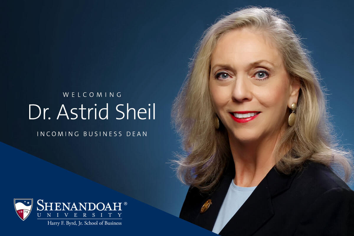 Shenandoah Hires New Dean for Harry F. Byrd, Jr. School of Business Astrid Sheil Joins SU From California State University San Bernardino 