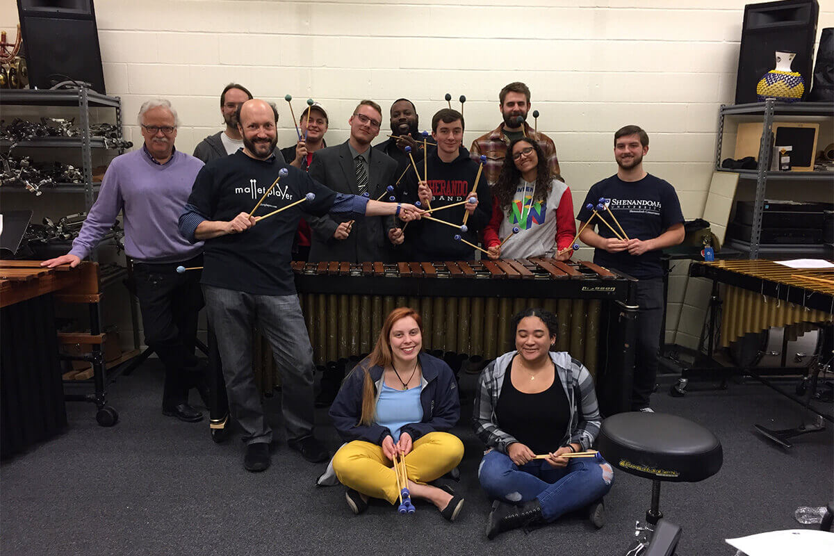 Lipner Presents Vibraphone and Improvisation Clinic for Percussion Studio