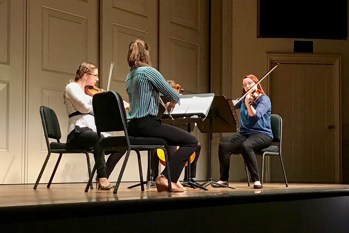Amalthea Performs in Kronos Quartet’s Masterclass at Freer Gallery in Washington, D.C.