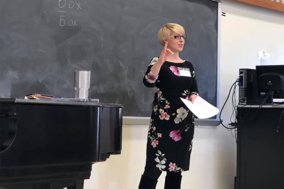 Naumenko Presents at William Jewell College’s Workshop on Liturgical Music in the Russian Tradition