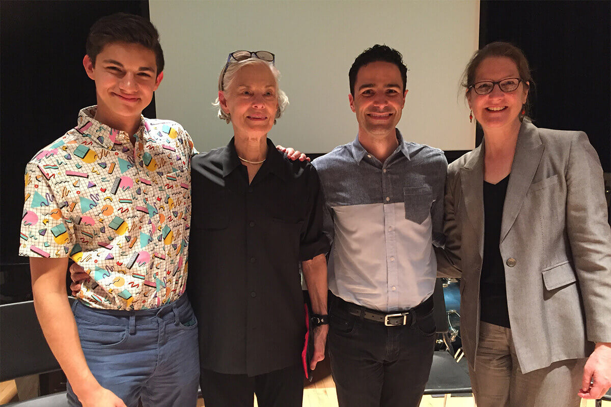 Pardo Participates in Philip Glass Institute’s Composing a Creative Life Series